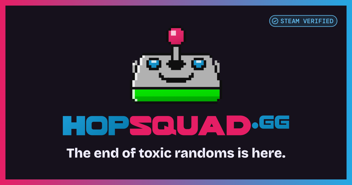 I created a gaming community and LFG platform for Steam users. Looking for people to join, test, and logo